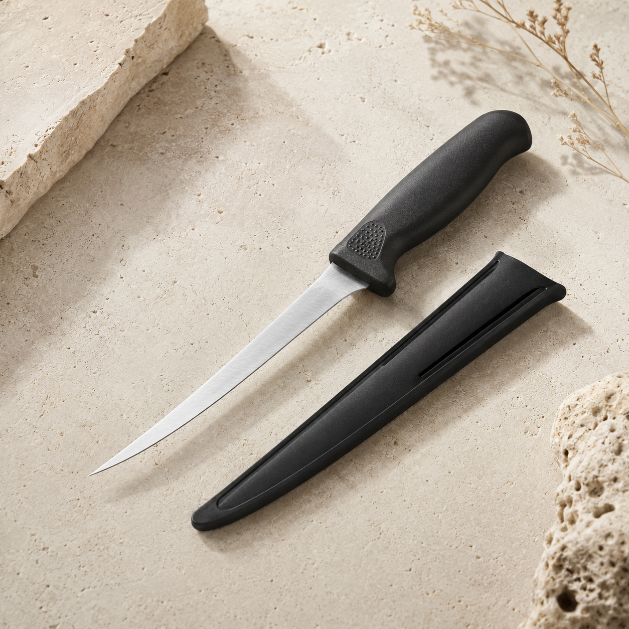 Flexible Fish Fillet Knife with Sheath – 20 cm – product image 1