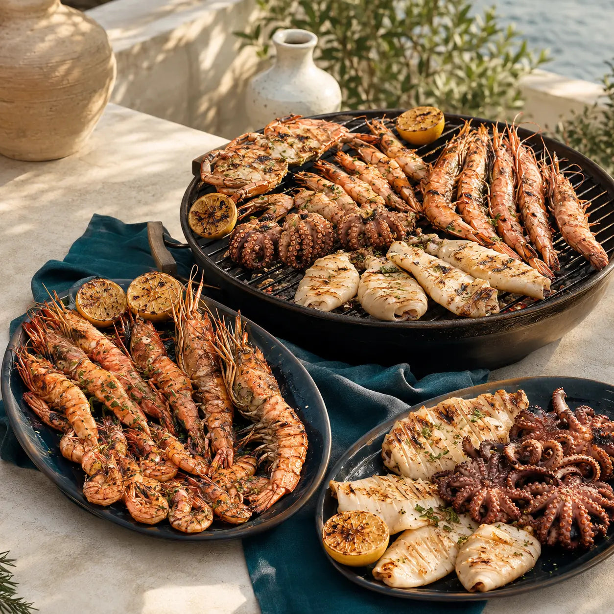 Family Frozen Seafood Grill Box – 8 kg