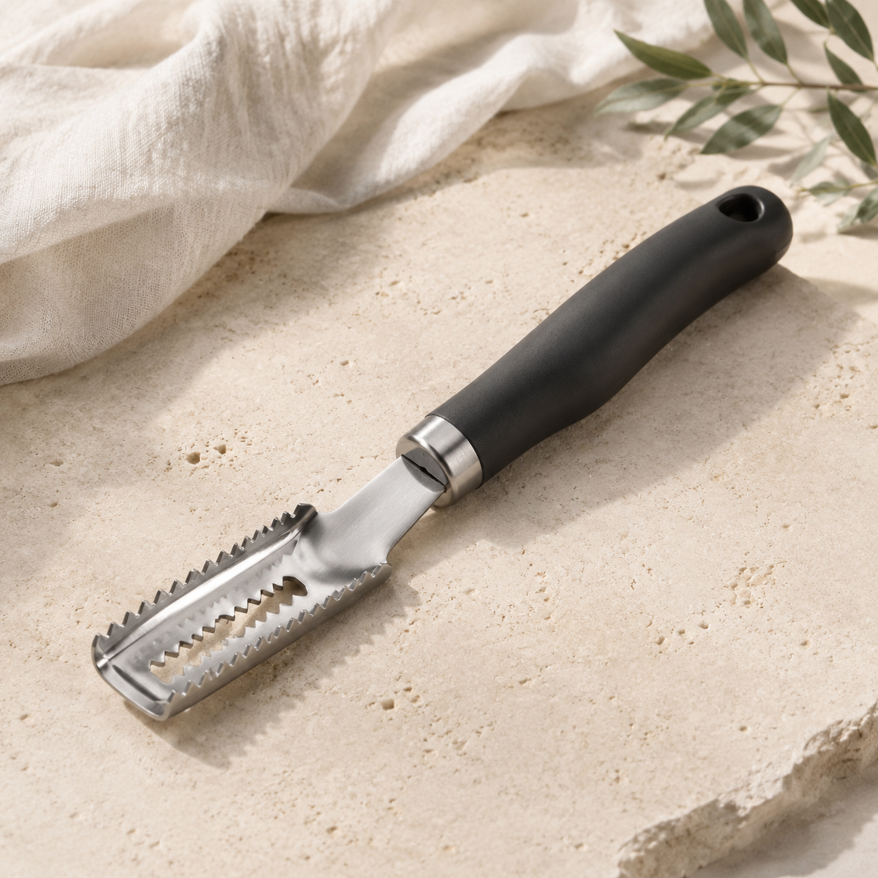 Stainless Steel Fish Scaler – 20 cm – product image 1