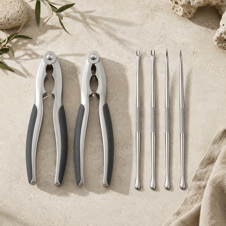 Crab and Lobster Cracker & Pick Set