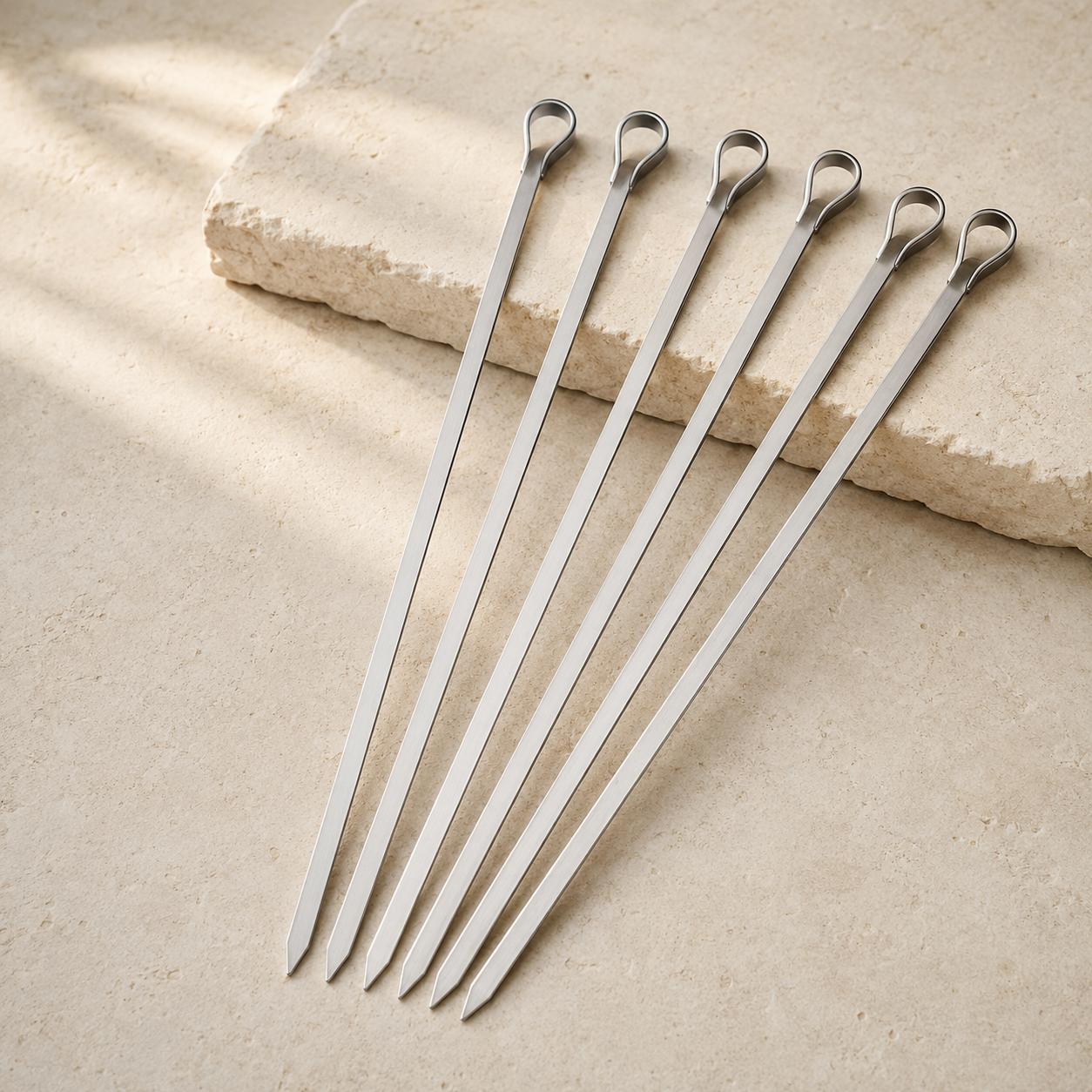 Stainless Steel BBQ Skewer Set – product image 1