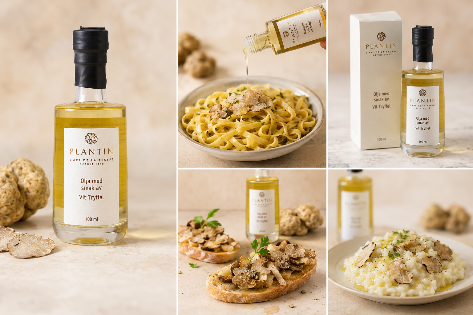 Plantin White Truffle-Flavoured Oil – 100 ml – product image 2