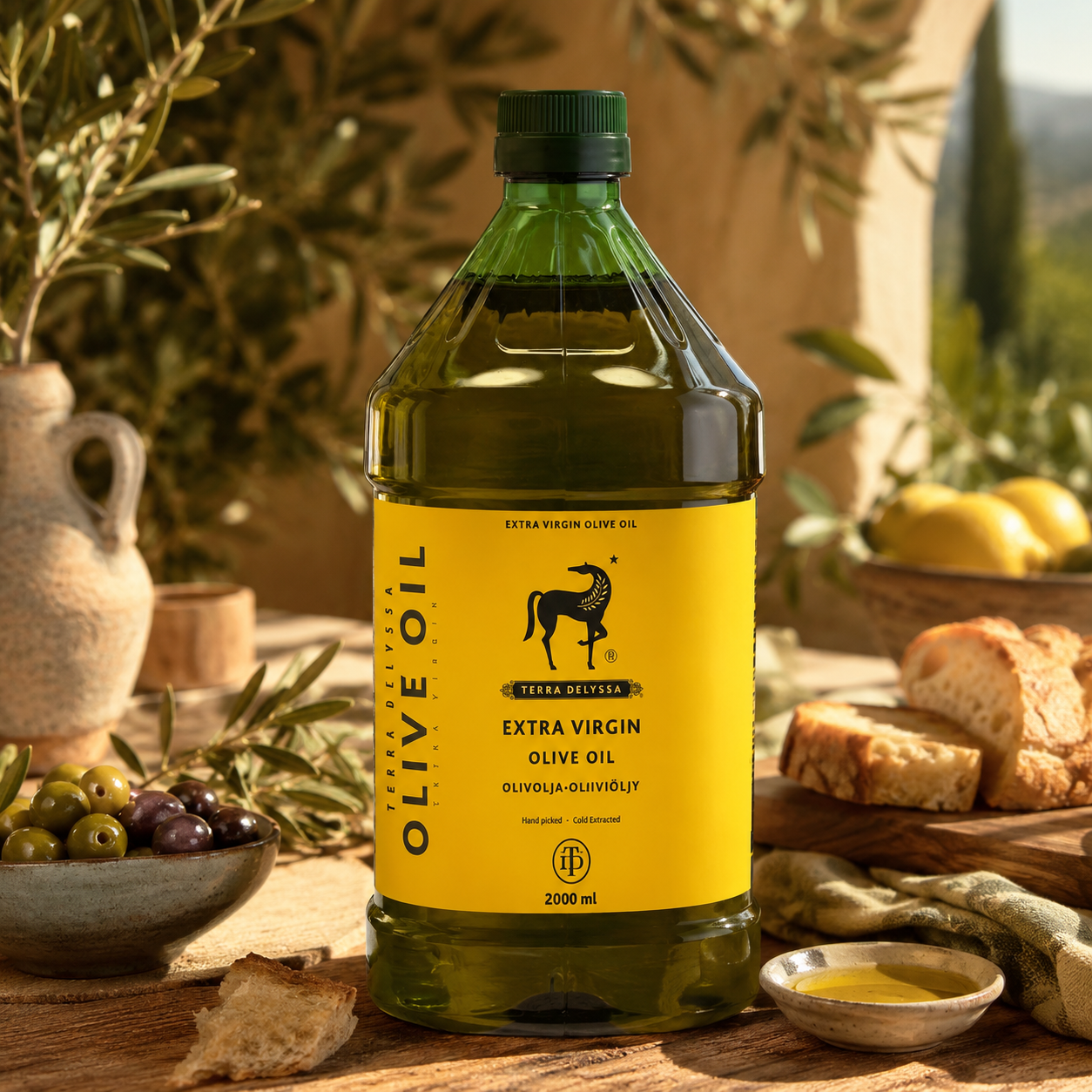 Terra Delyssa Extra Virgin Olive Oil – 2 L – product image 1