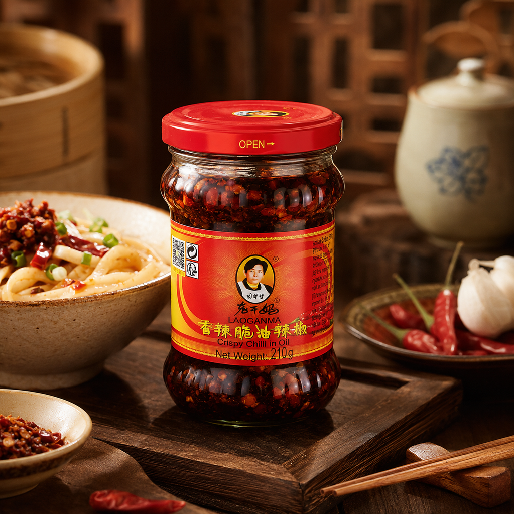 Lao Gan Ma Crispy Chilli in Oil – 210 g – product image 2