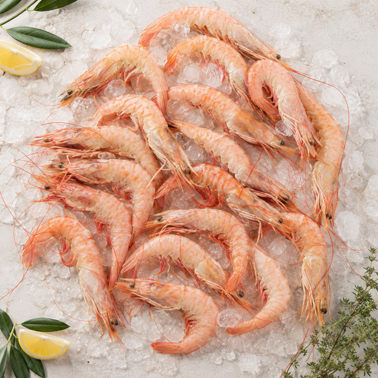 Wild Mediterranean Rose Shrimp – IQF Frozen – product image 1
