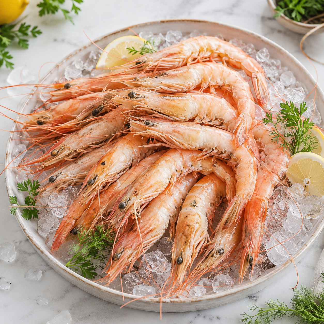 Wild Mediterranean Rose Shrimp – IQF Frozen – product image 2