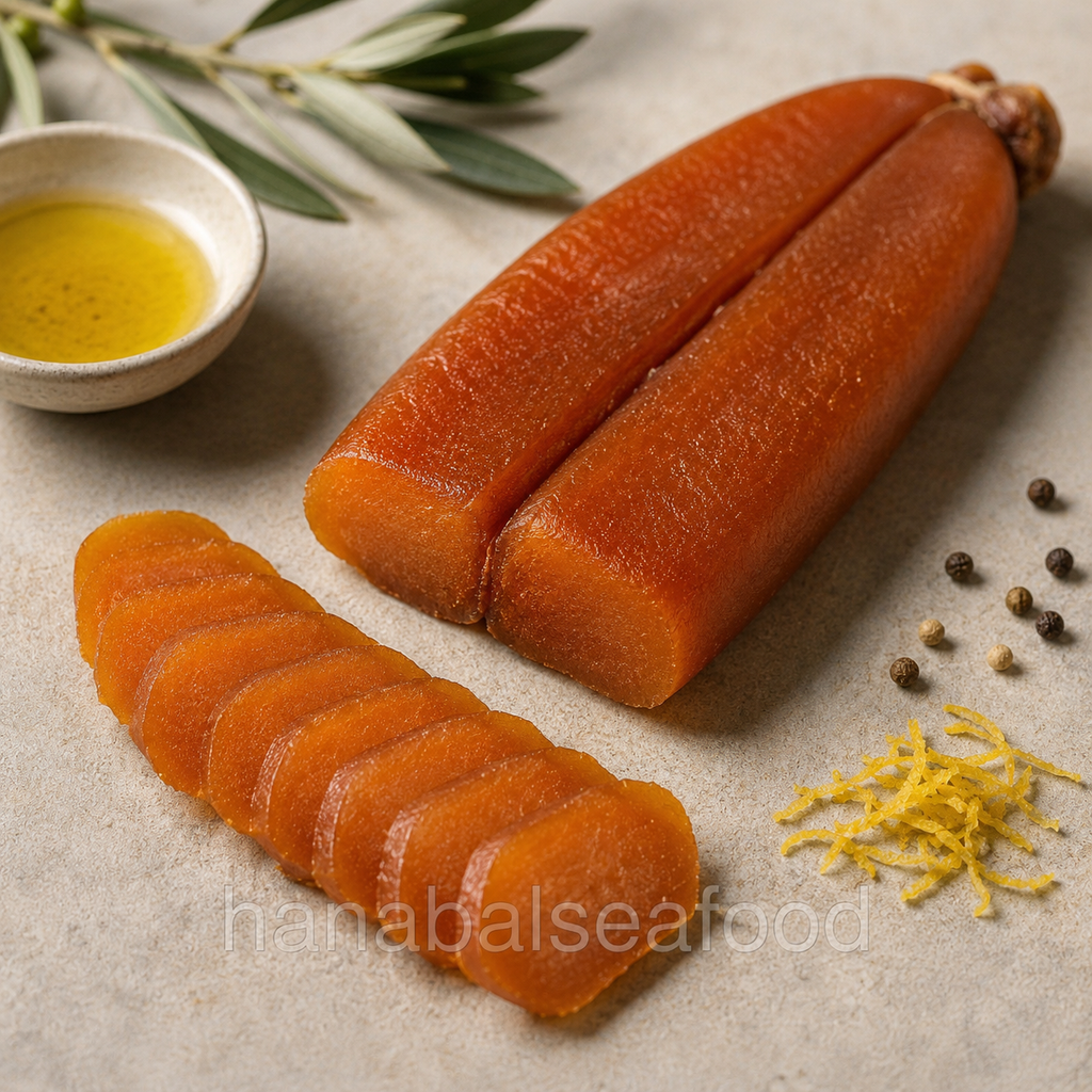 Mediterranean bottarga sun-dried mullet roe – 100g