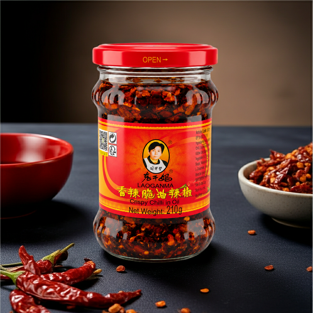 Lao Gan Ma Crispy Chilli in Oil – 210 g – product image 3