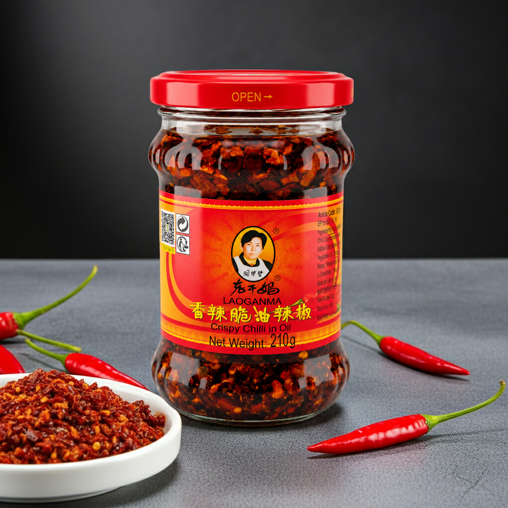 Lao Gan Ma Crispy Chilli in Oil – 210 g – product image 4