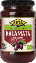Zeta Organic Pitted Kalamata Olives – 370 g – product image 1